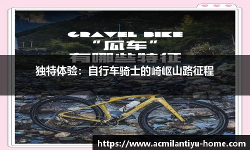 独特体验：自行车骑士的崎岖山路征程